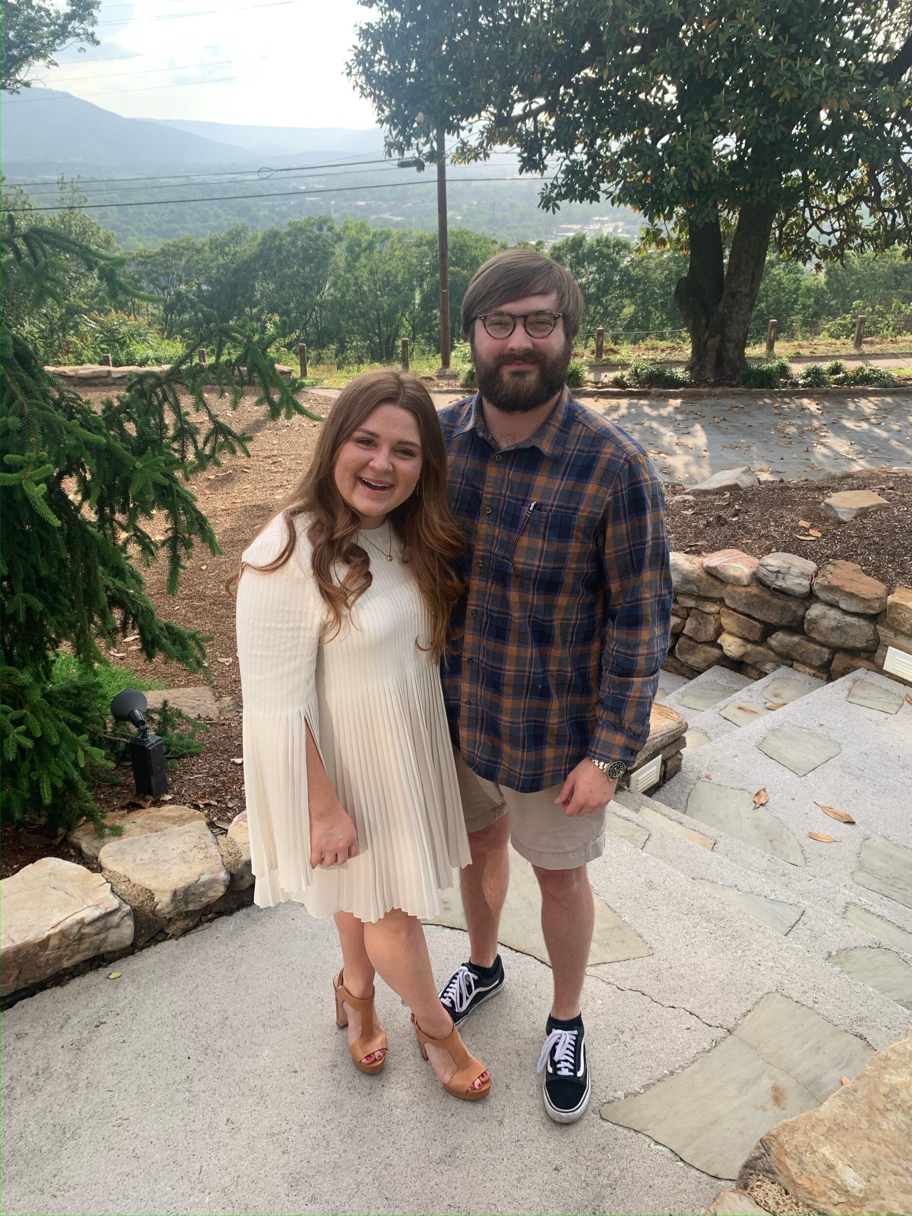 Our first photo together! 