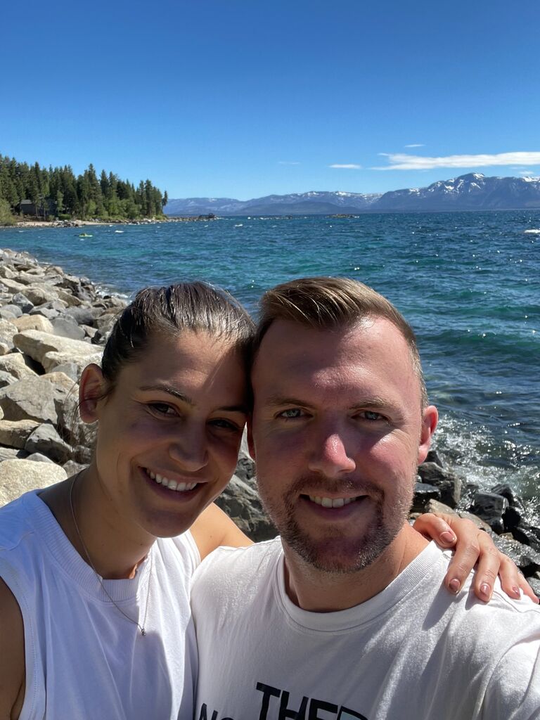 Matt and Lindsey bonded over their love of outdoor activities, travel, and adventure. They made a trip out to Tahoe.