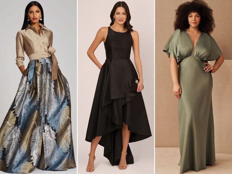 Saks mother of the bride gowns online