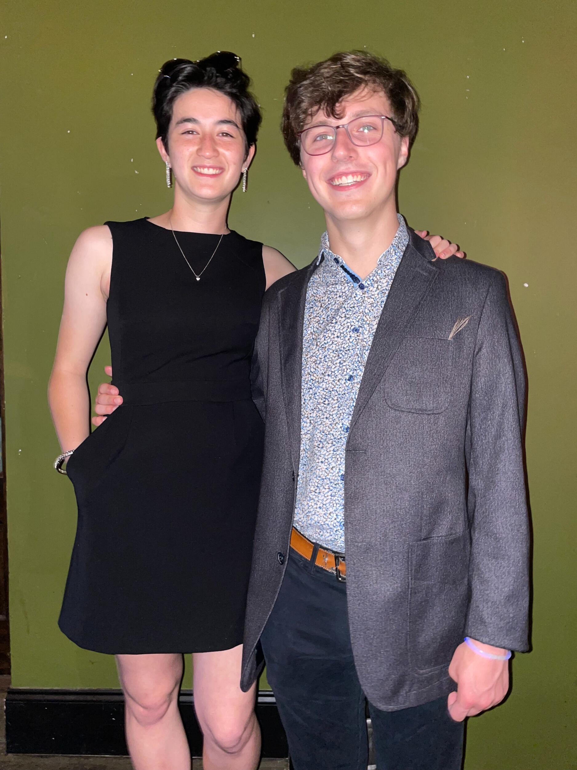 Same height, obviously.