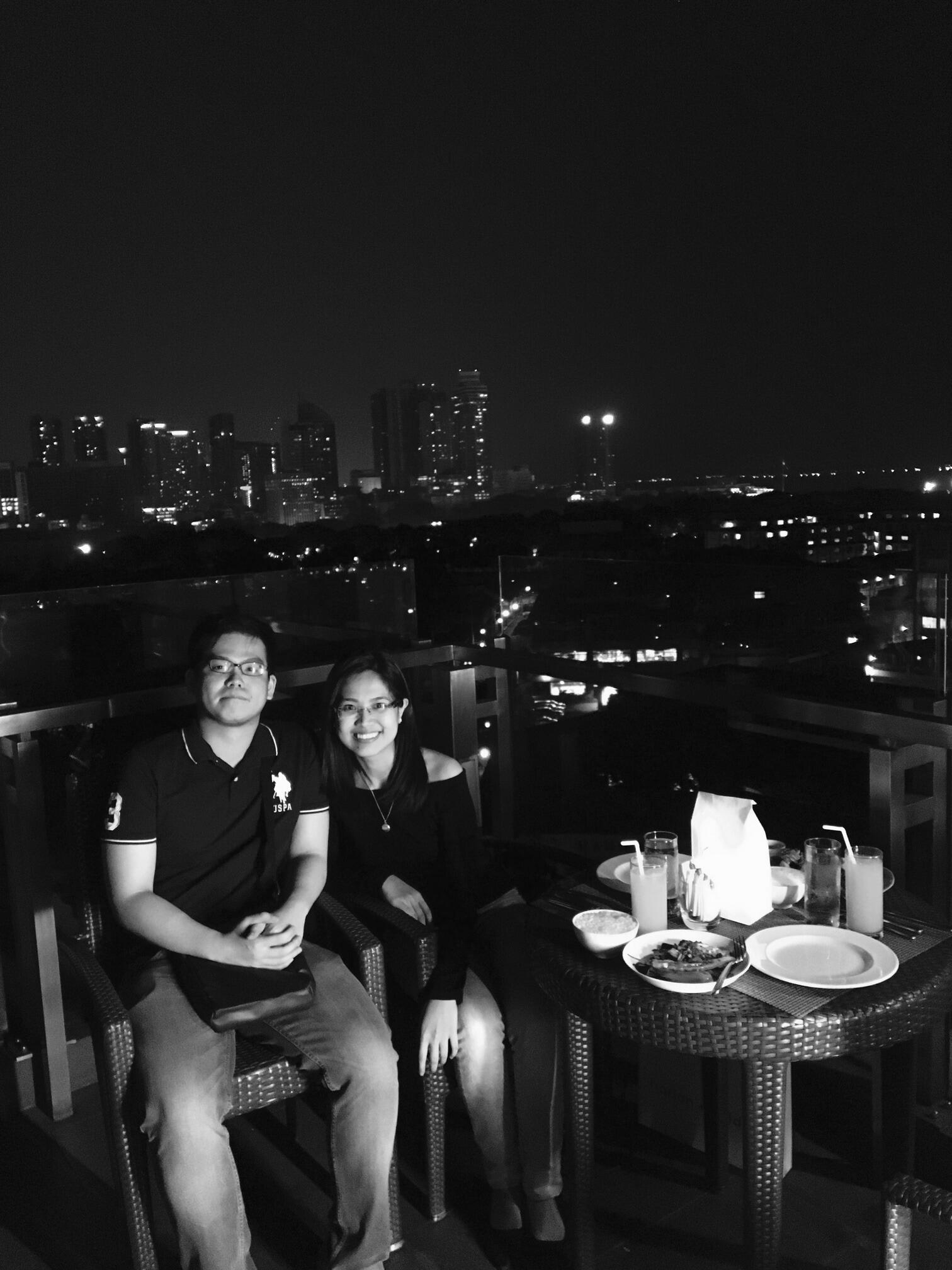 A date. 

This was our second official date. No photos of the first. Haha. :D