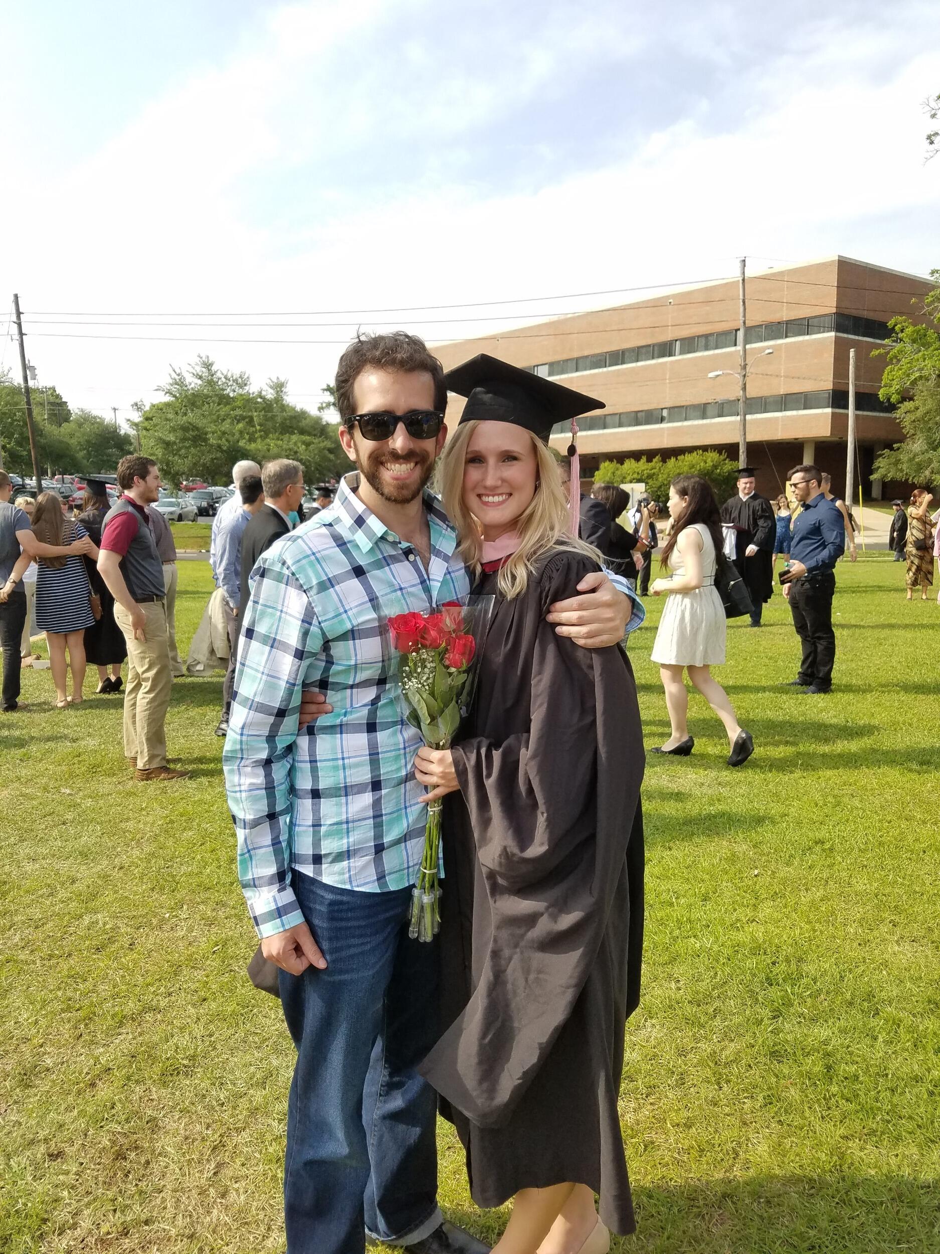 Nikki graduated with her Master's in Ethnomusicology in 2016. She made Zach sit through the ceremony even though he never walked in any of his own graduation ceremonies.