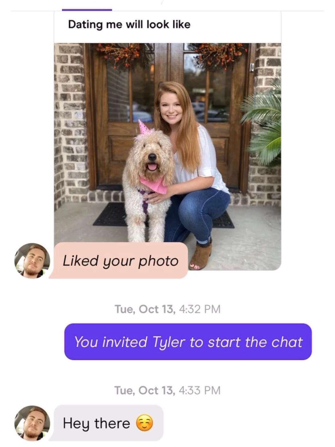 Matched on Hinge, 119 miles away from each-other