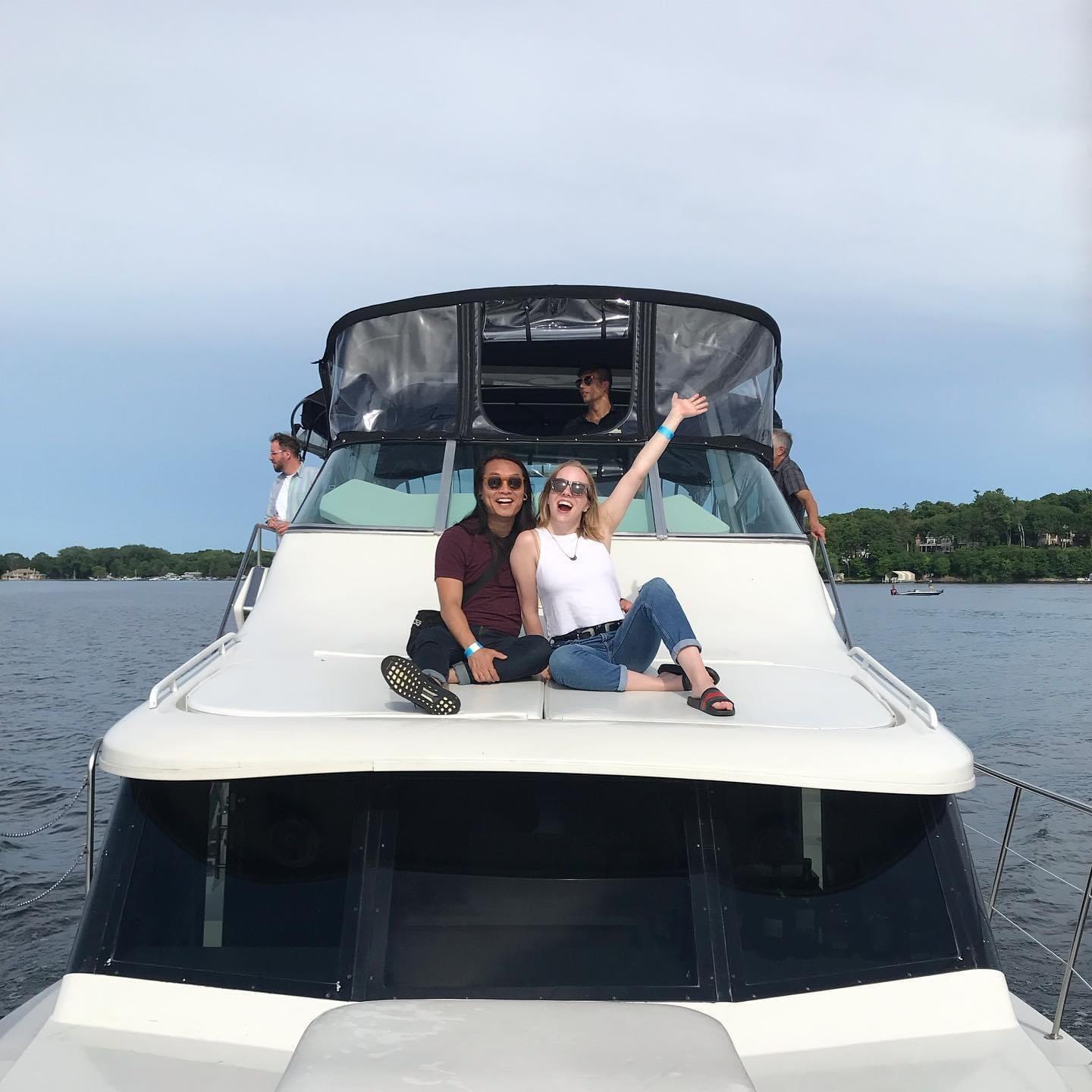 T visits K's home town in Minnesota for the first time.