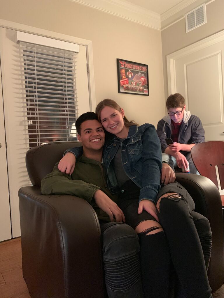 Like all romantic, modern love stories, Deon and Olivia's began eloquently on Snapchat. After hearing from his roommate that Olivia thought Deon was handsome, he made the bold move of commenting on one of her posts. They began talking while away at school and spent their first summer together in Ohio.