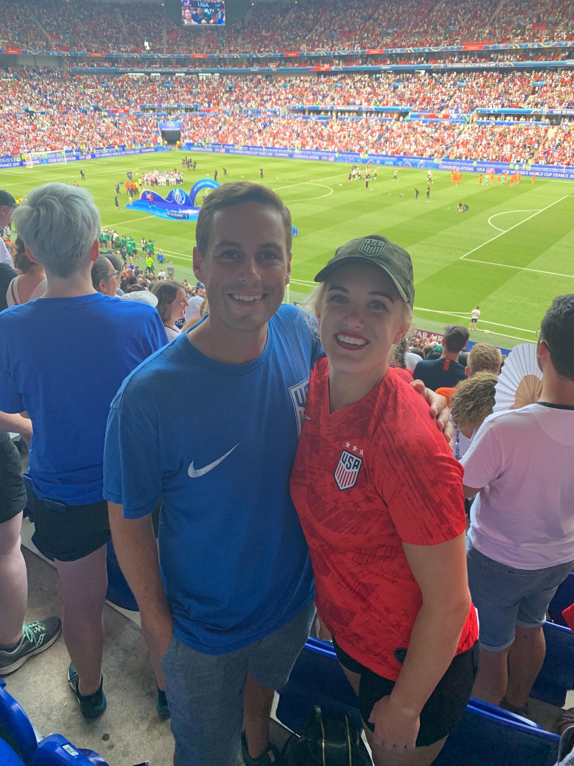 Mack's Bucket list: Women's World Cup final! (Yeah, I know the brows are not ok)