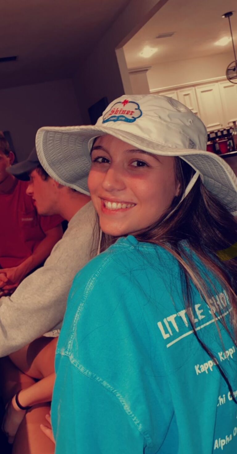 The day that we met, Alexis "stole" his bucket hat as a form of flirting, it worked!