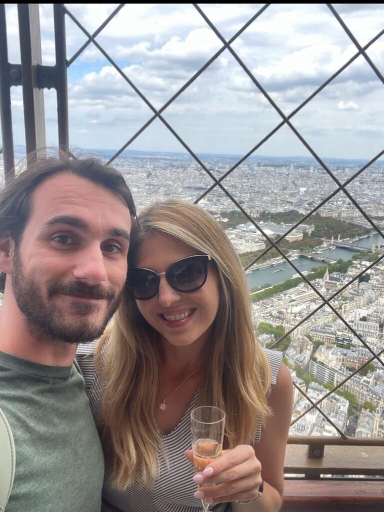 And made it to the top of the Eiffel Tower (even though David had his doubts when he saw how tall it was).