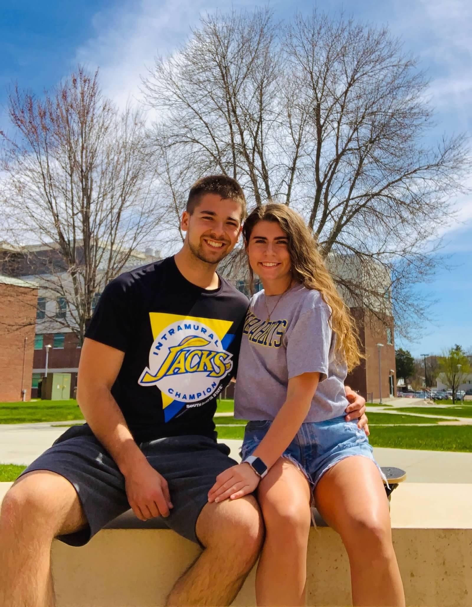 The semester is coming to a close and Kadi and Corwin love being Jackrabbits! 