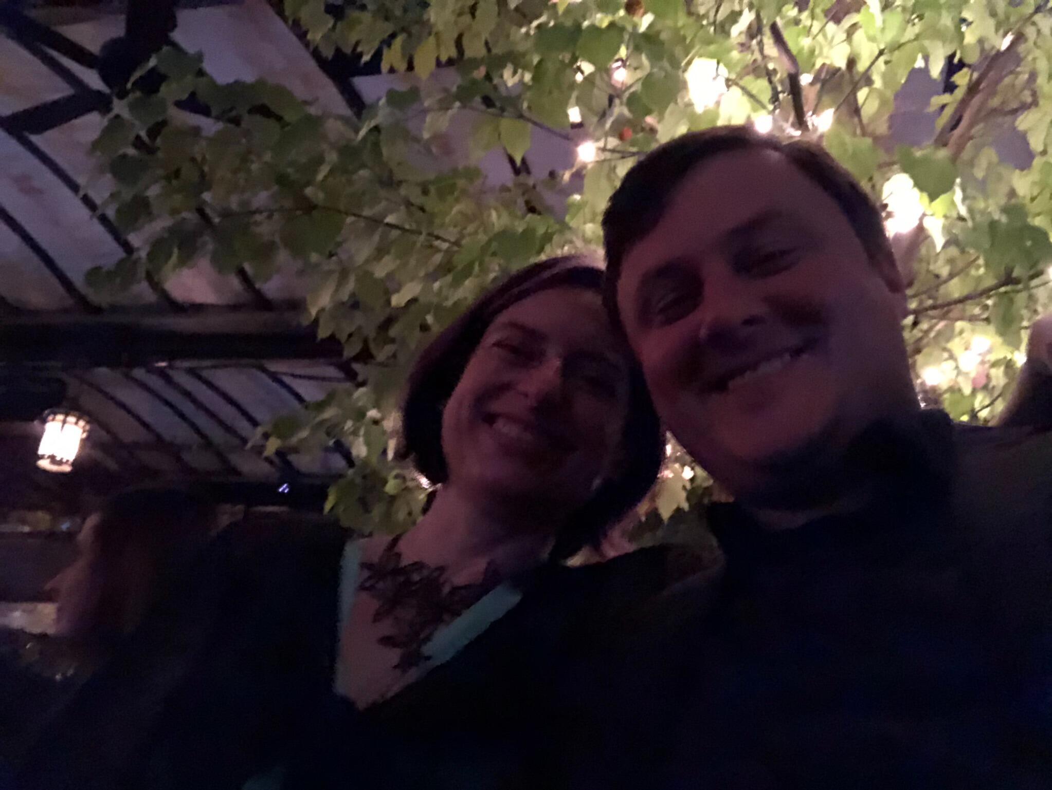 Our first date was a trip to New York City, first kiss on the Highline, Sleep No More at the McKittrick Hotel.