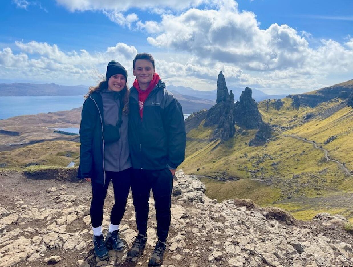 Taylor and Jack travel on their best vacation yet to Scotland! 

Taylor loved the beauty and history of the city, Jack loved the Haggis (sheep intestine).