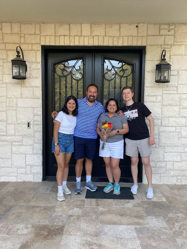 JT and Lucy with the Saucedo's!
