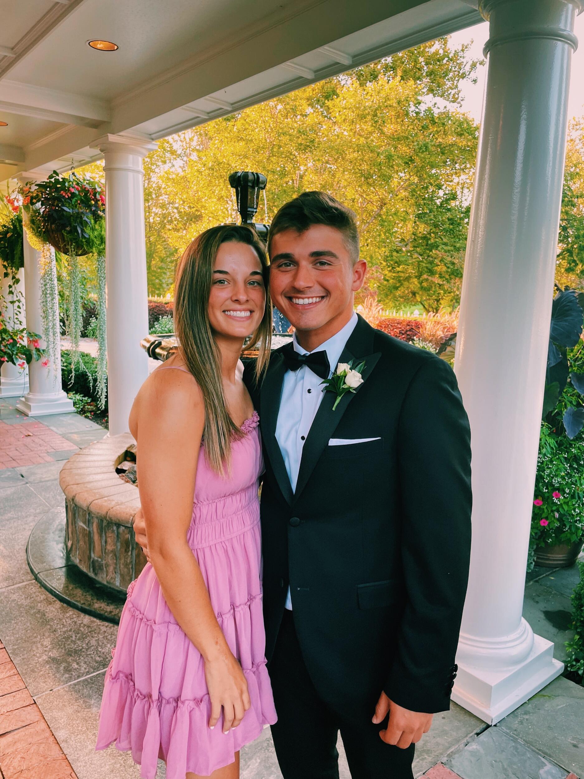 Hannah as Eli's plus one at his sister and, now, brother-in-law's wedding.