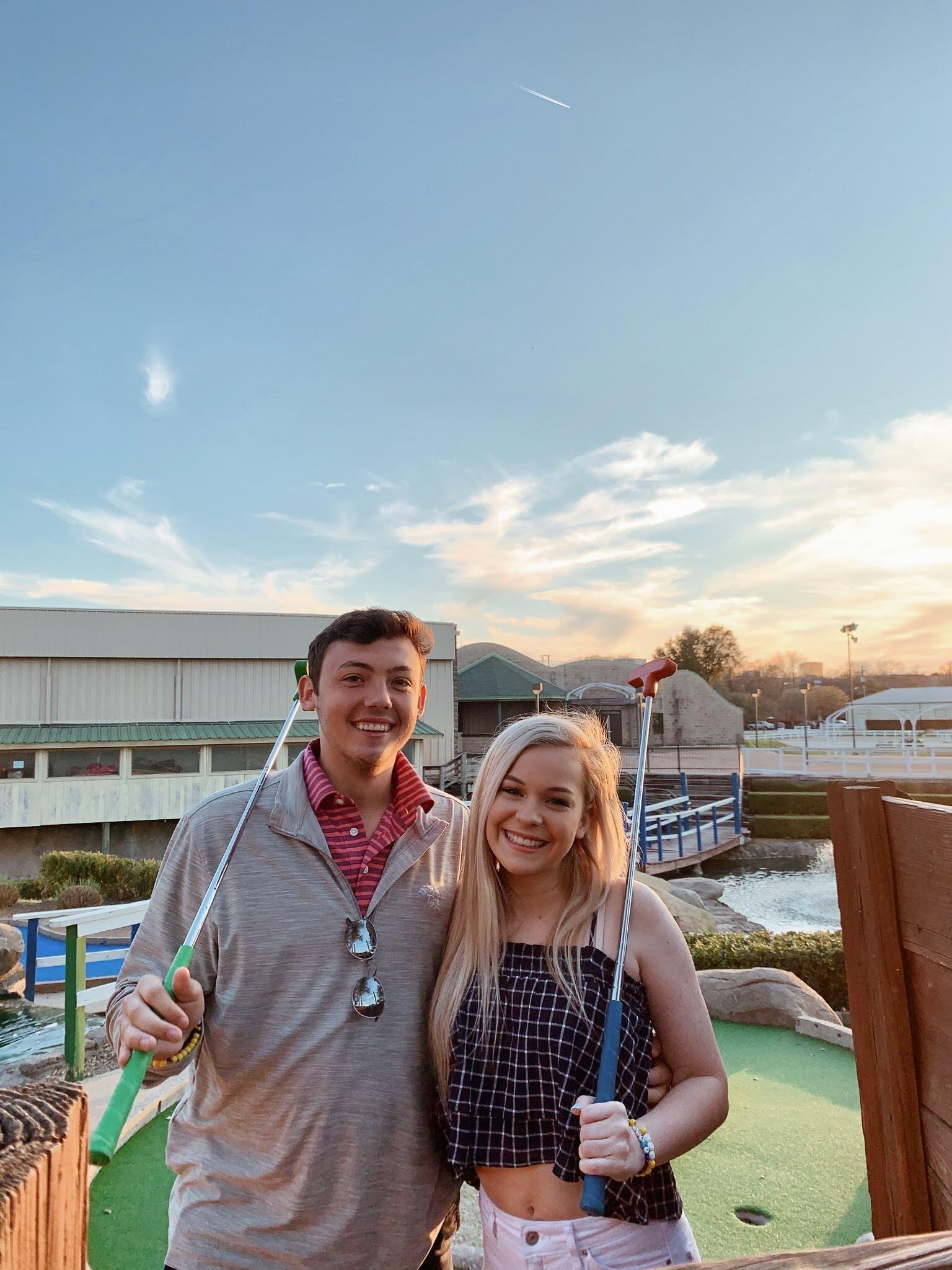 & many many putt-putt dates