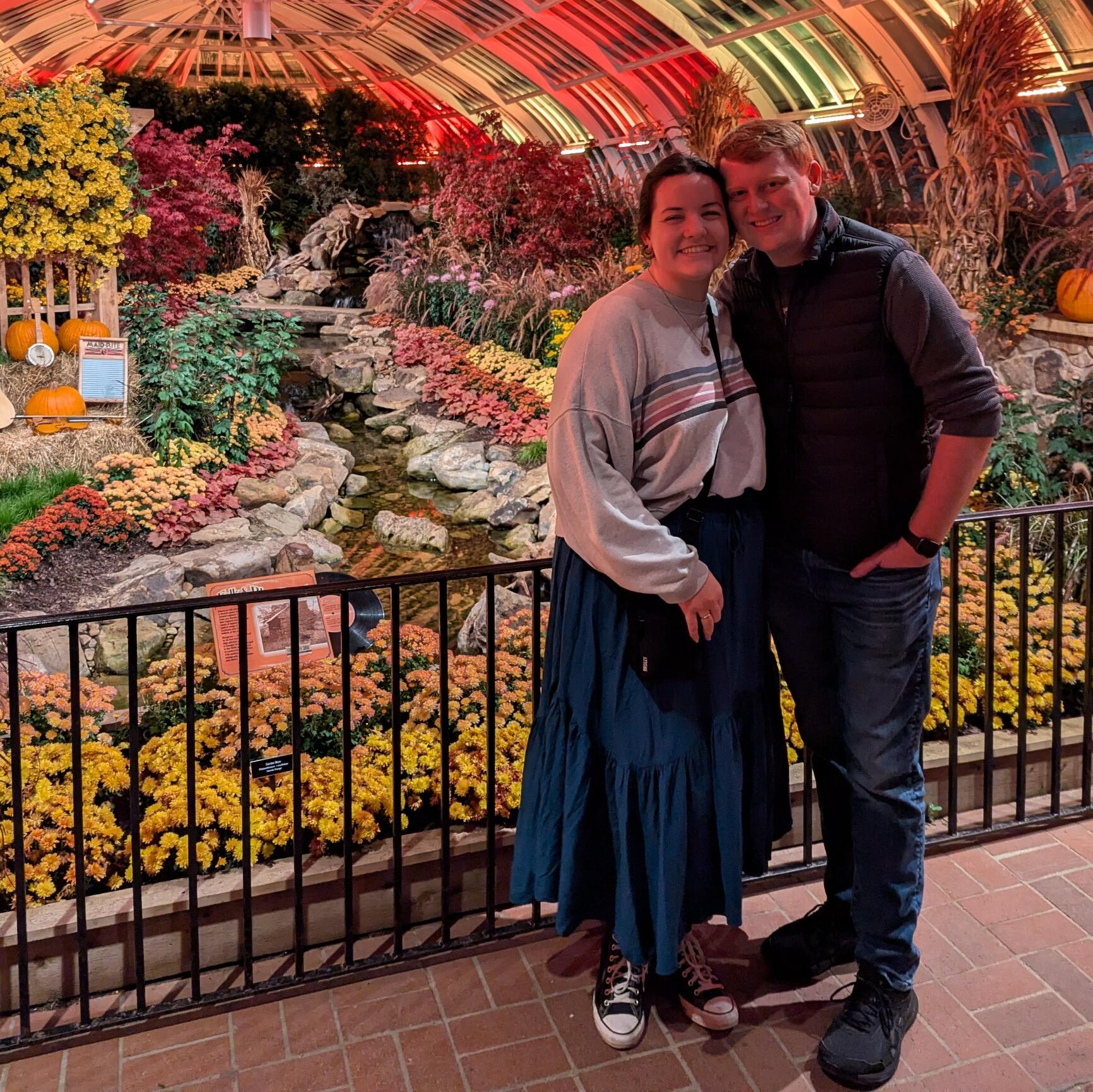Somewhere between the orchids and the palm house, Phipps became “ours.” A place where the world slowed down, and we could just enjoy the quiet magic of being together.