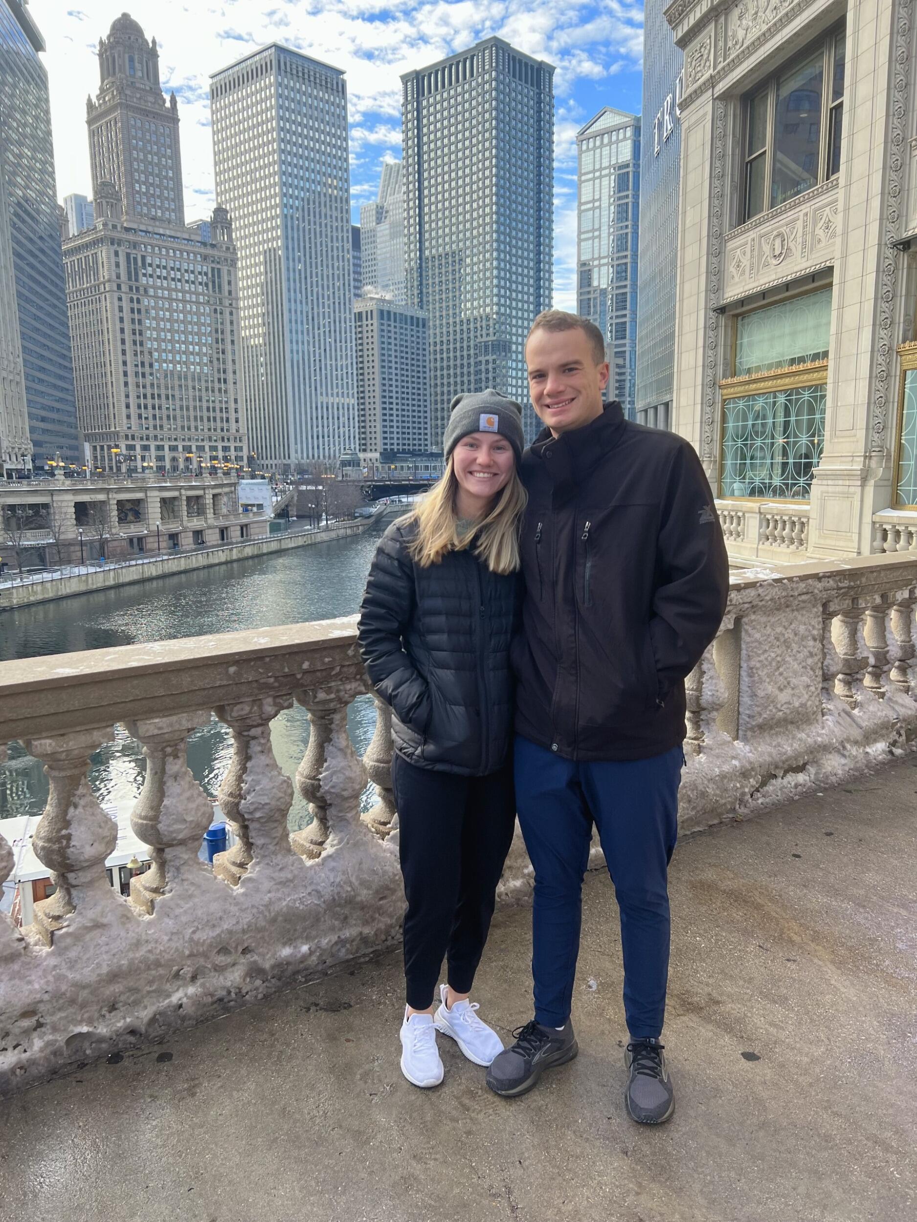 Getting stuck in Chicago on our way home from Florida. Josh's parents drove to rescue us and brought us all home in the minivan!
