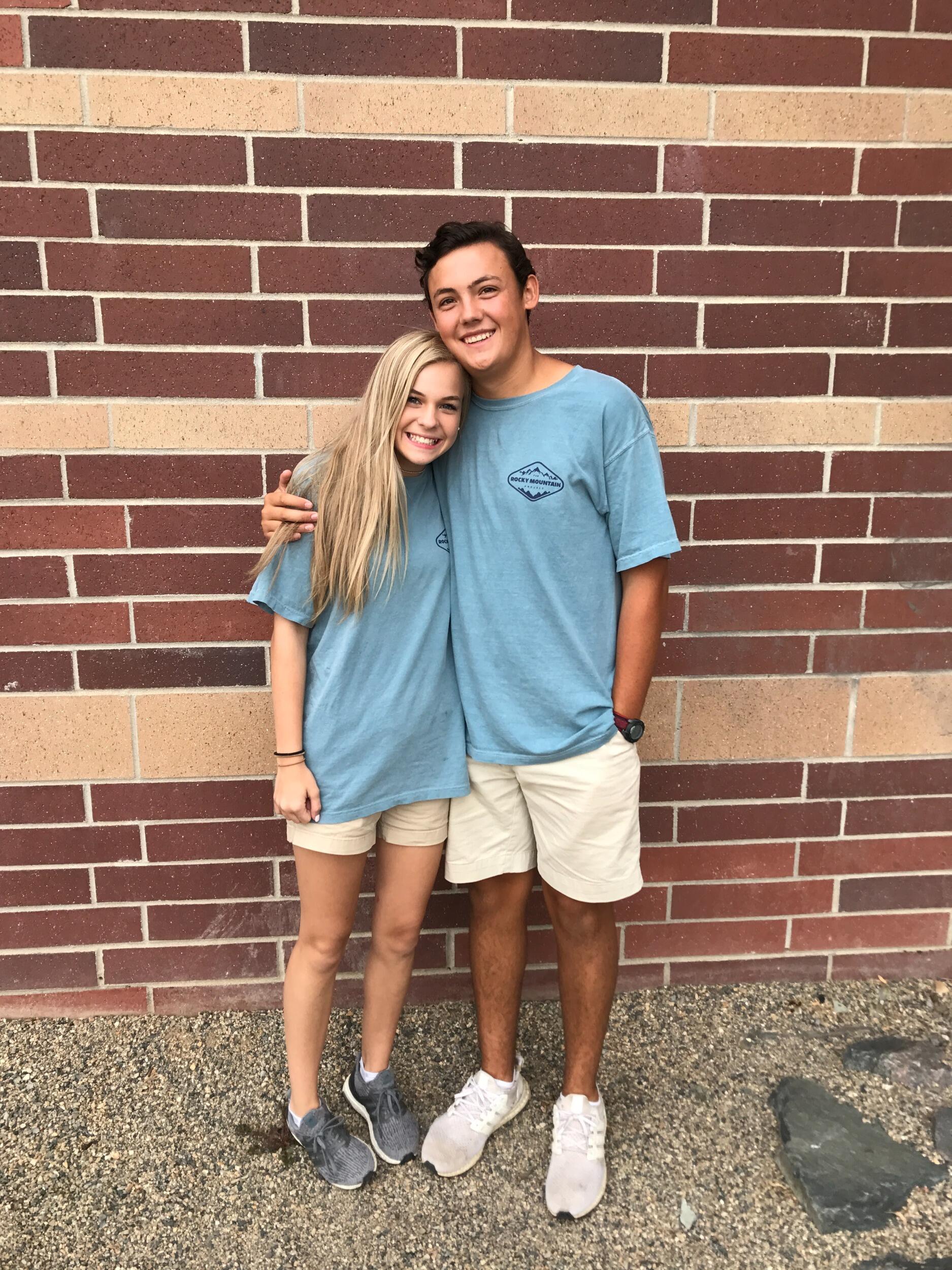 First photo together! Just 16 years old during our choir mission trip to Denver, Colorado. 