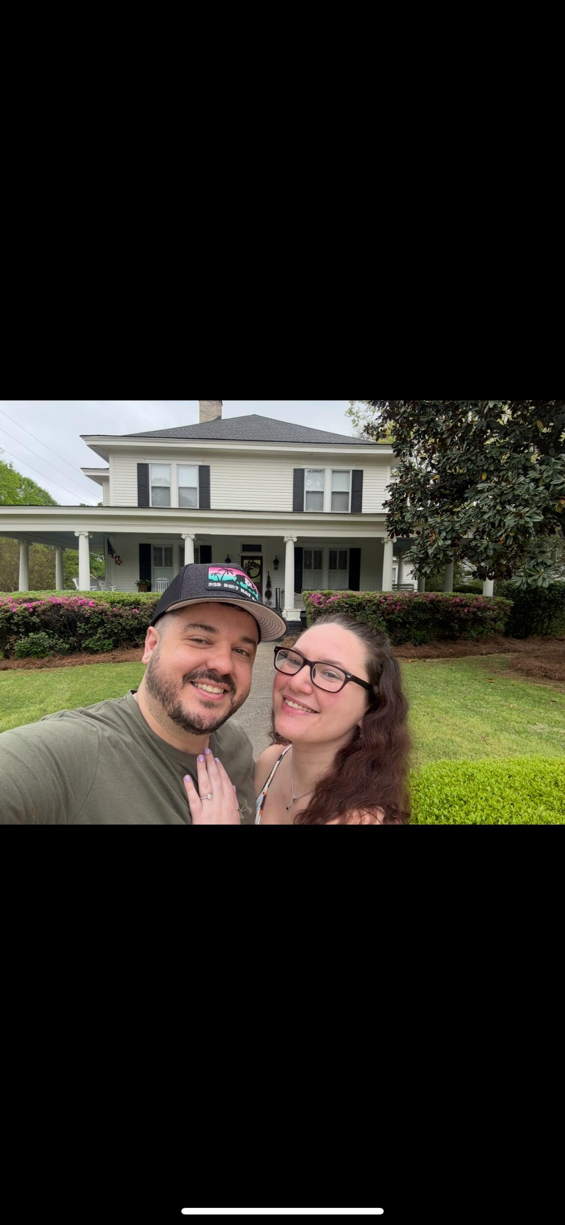 My birthday trip when he proposed 