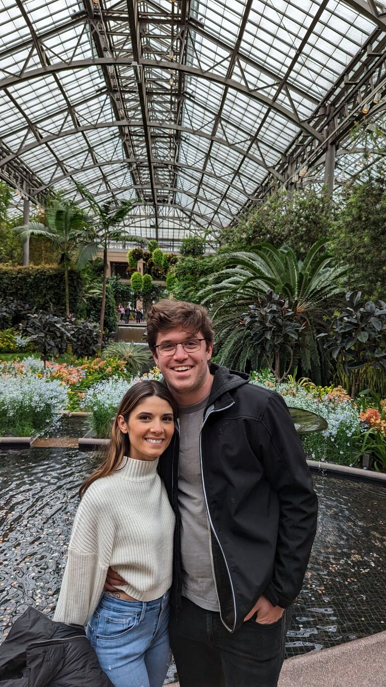 James takes Tasha to Longwood Gardens on her first trip to Delaware