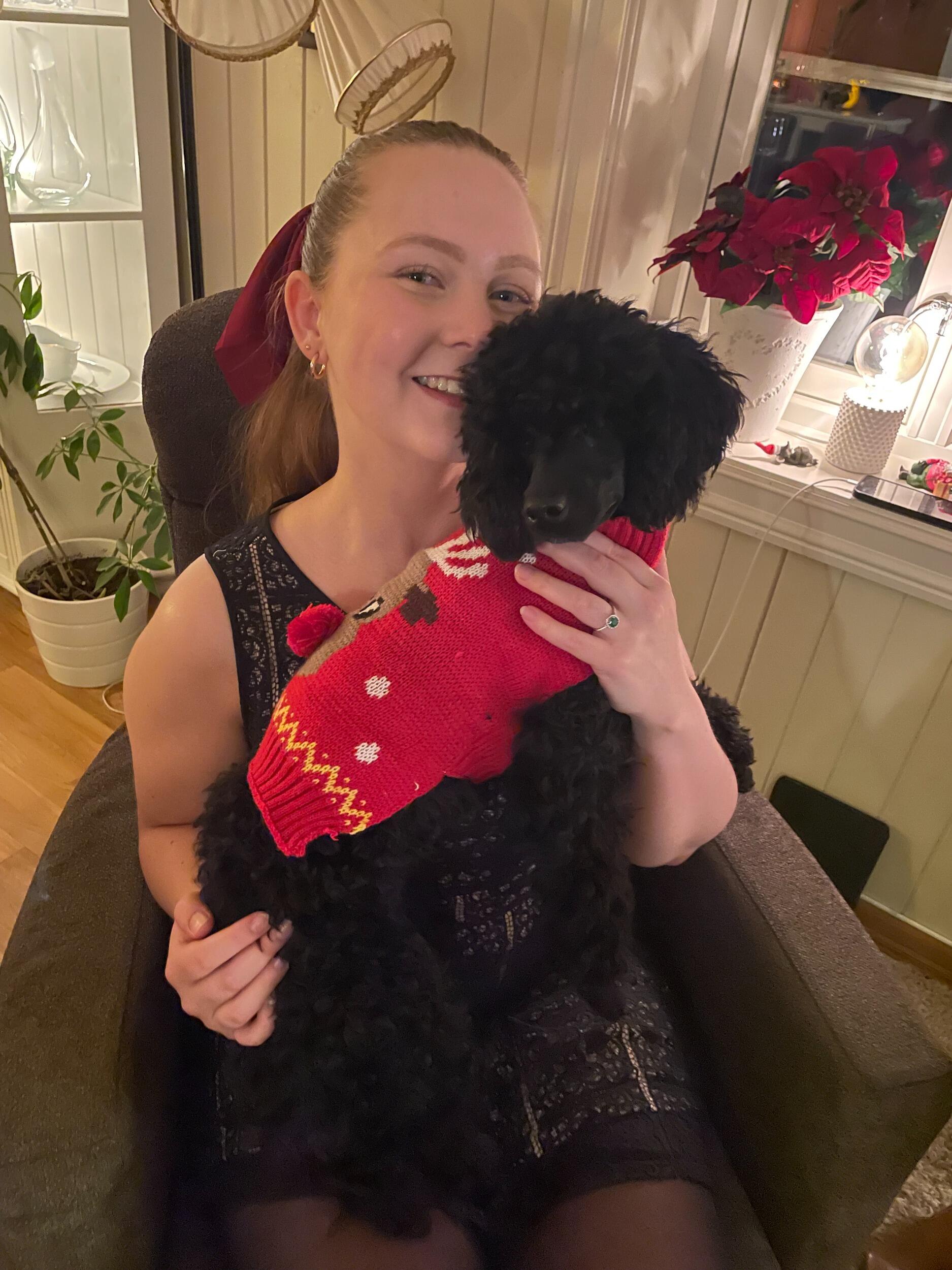 Veronica and Sofus on Christmas Eve!