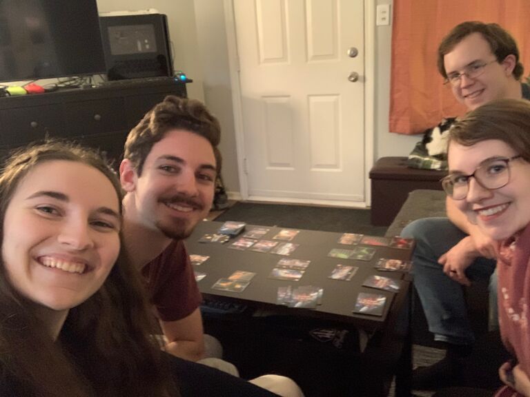 Hanging out with Savvy, Josh, and baby. Thank you for always welcoming us.