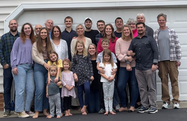 On Christmas, we traveled to Virginia for Emma to meet Mike's wonderful family!