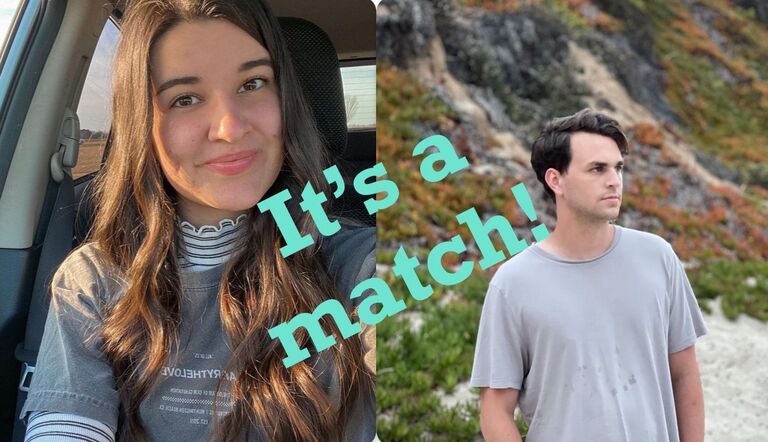 Our love story starts like many others these days…on a dating app.