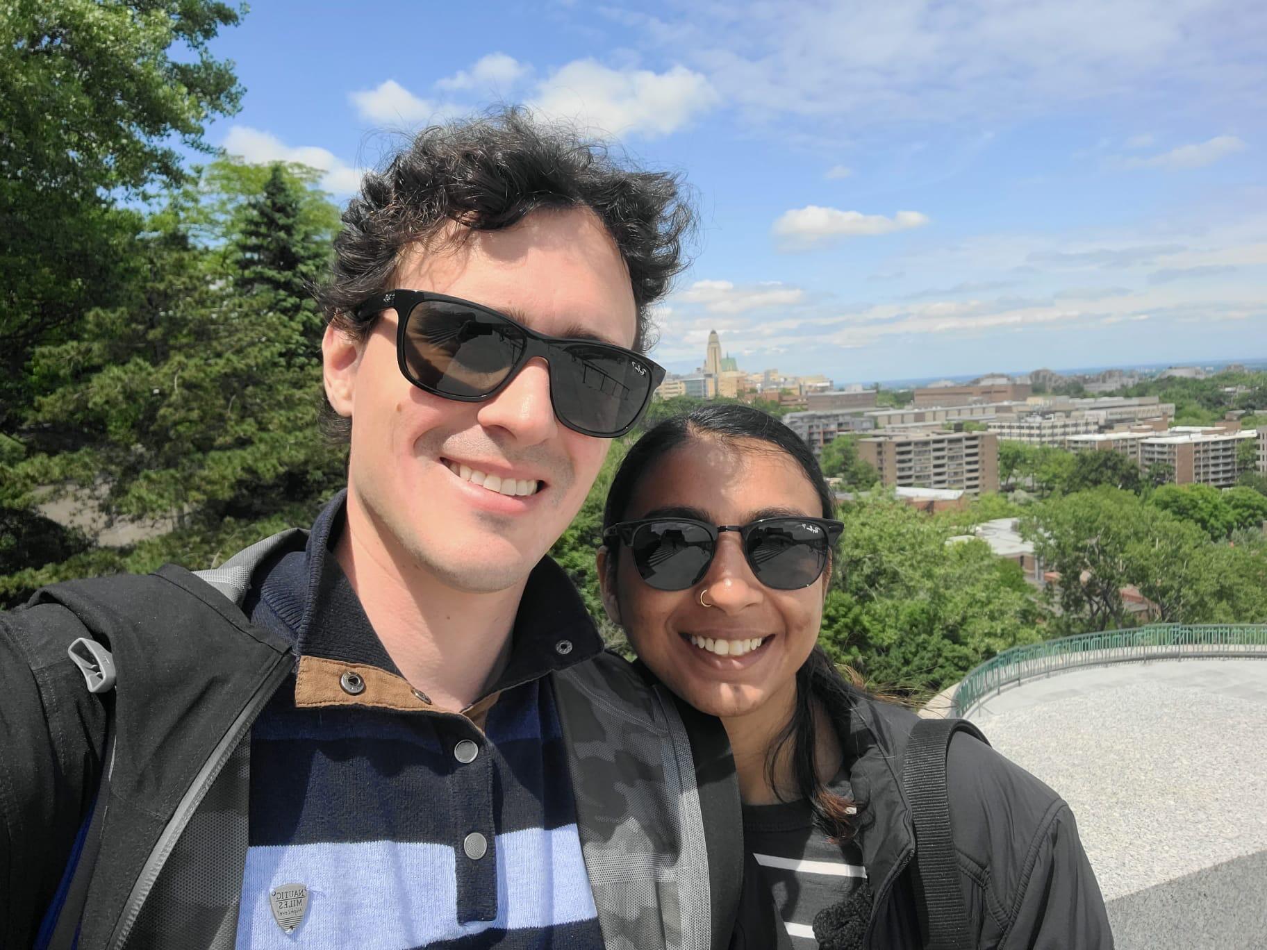 Exploring Montreal (post-GP) together for the first time.