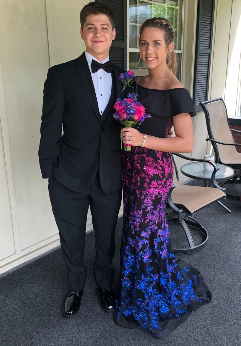 Meg's senior prom! Our last high school dance together.