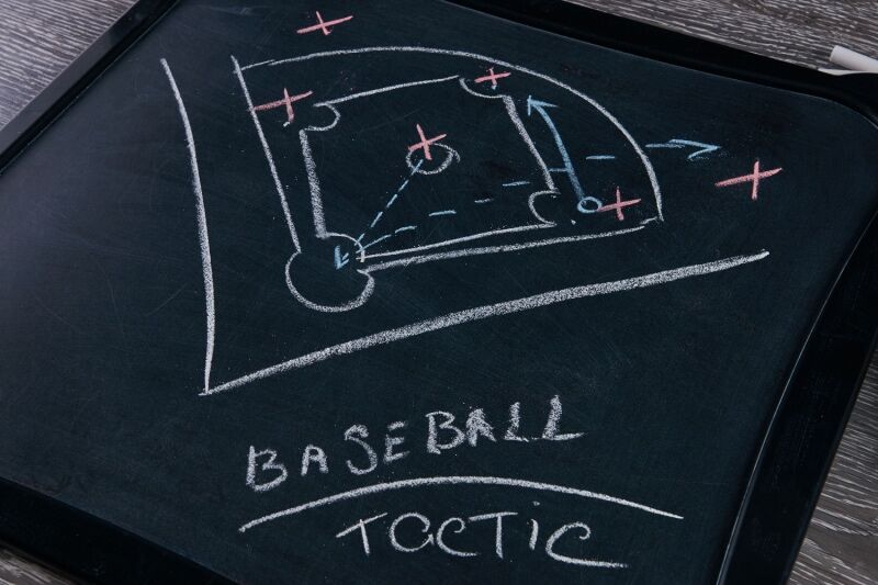 baseball themed party - chalkboard