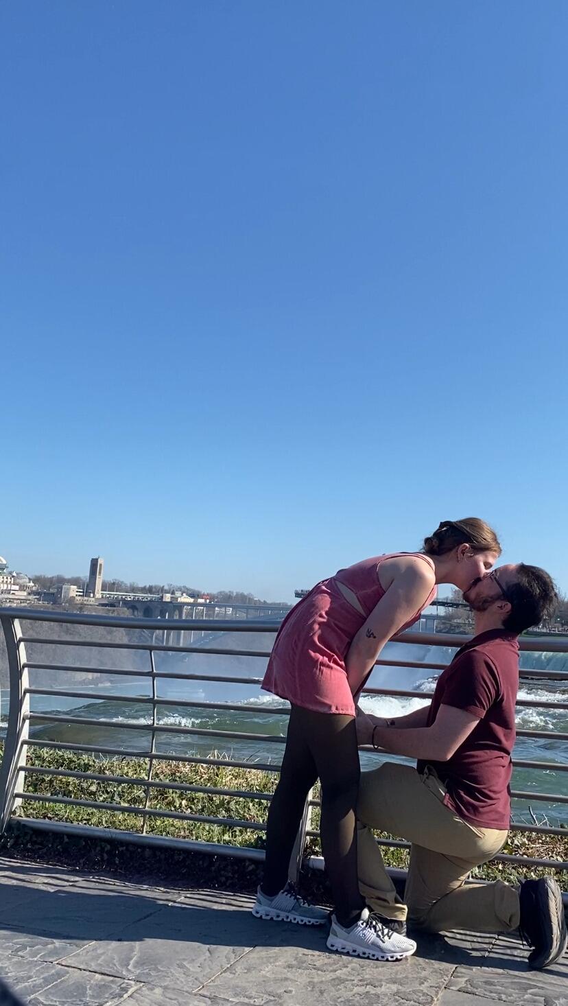 5 year anniversary trip in Niagara Falls, NY
THE PROPOSAL
SHE SAID YES