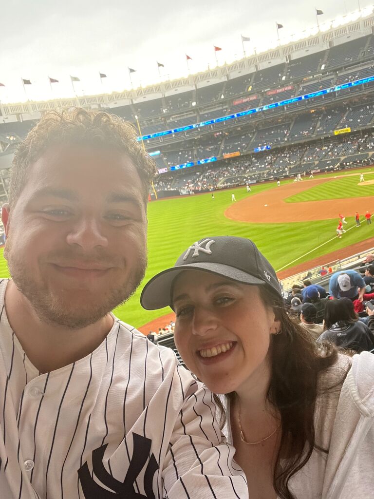 One of the first of many (many, many) Yankee games together,