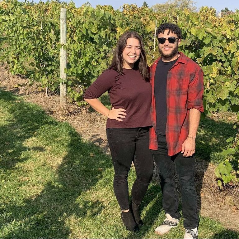 Our first photo together!
