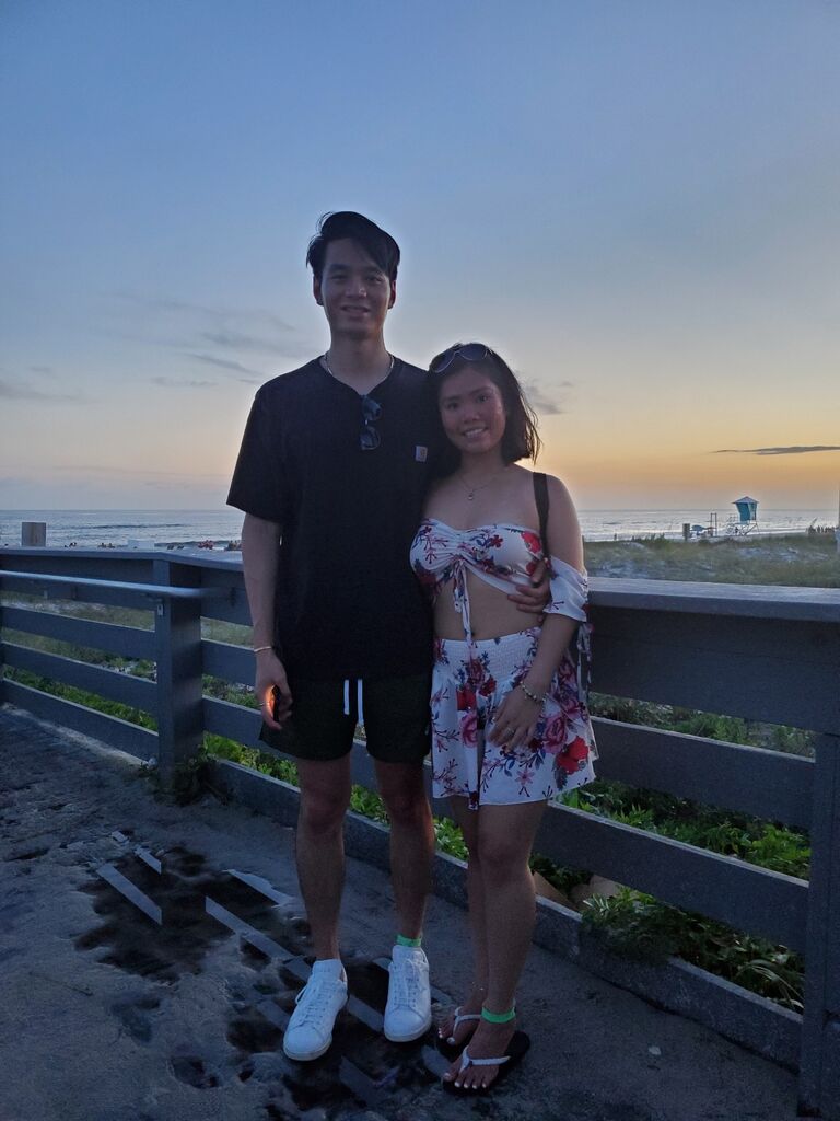 Mi's first beach trip with my family to Panama City Beach. We stayed at a nice resort, but we slept on the ground for 3 nights...our backs weren't having it 😩