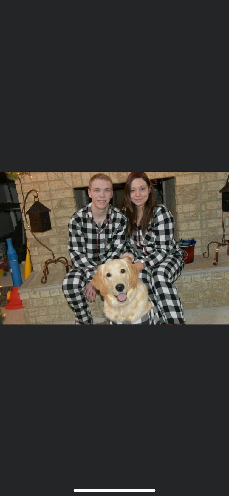 Began our Christmas matching pajamas tradition.