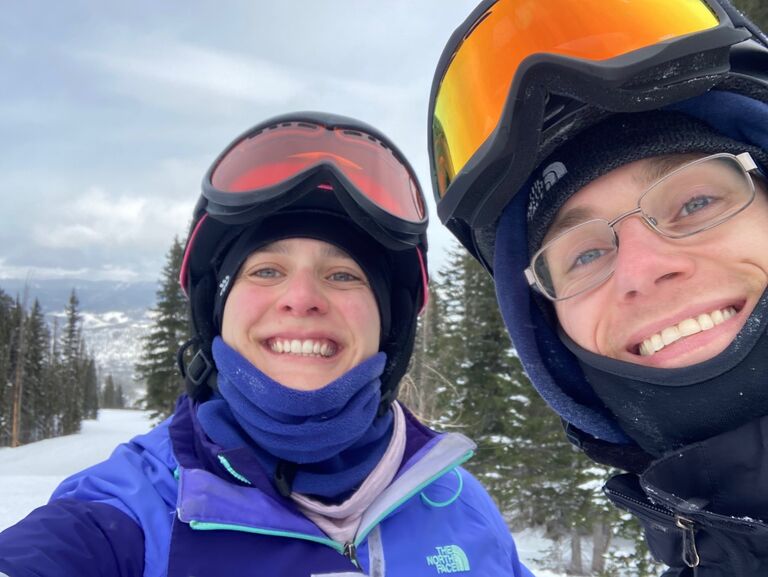 Skiing in beautiful Breckenridge, Colorado!