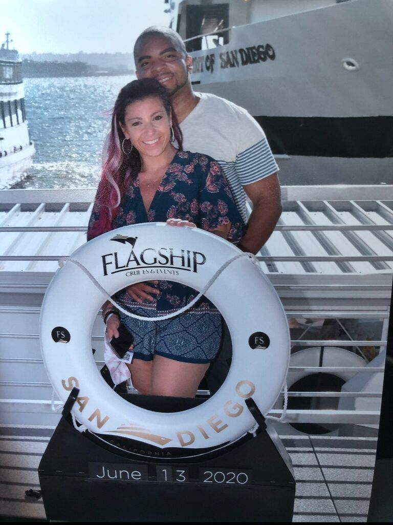 The Day Calvin asked Amanda to be his lady! Cruised around San Diego on a Flag Ship Boat Tour!