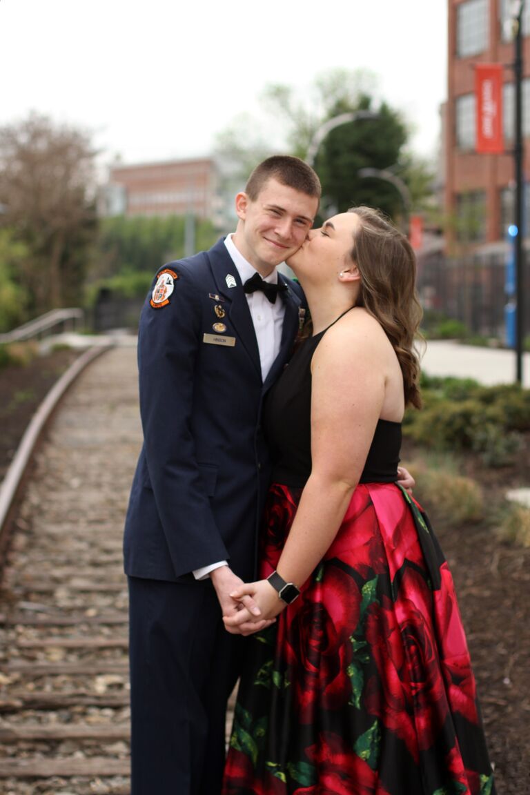 Senior year North Davidson High School AFJROTC military ball