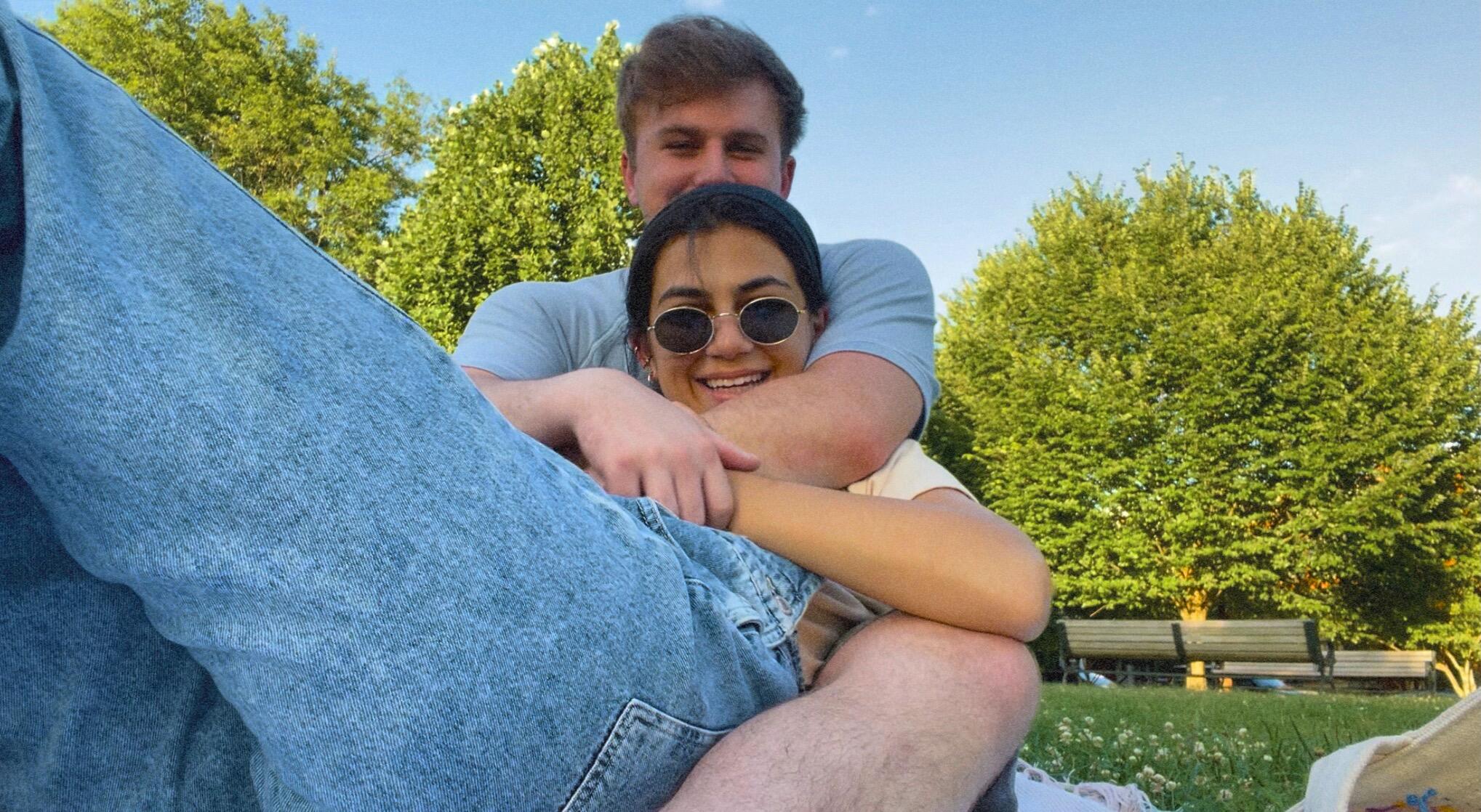 Calvin and I were both busy with internships the summer before senior year, but we always made time to see each other and have fun. Here we are having a picnic at Libby Hill. Foreshadowing!!!