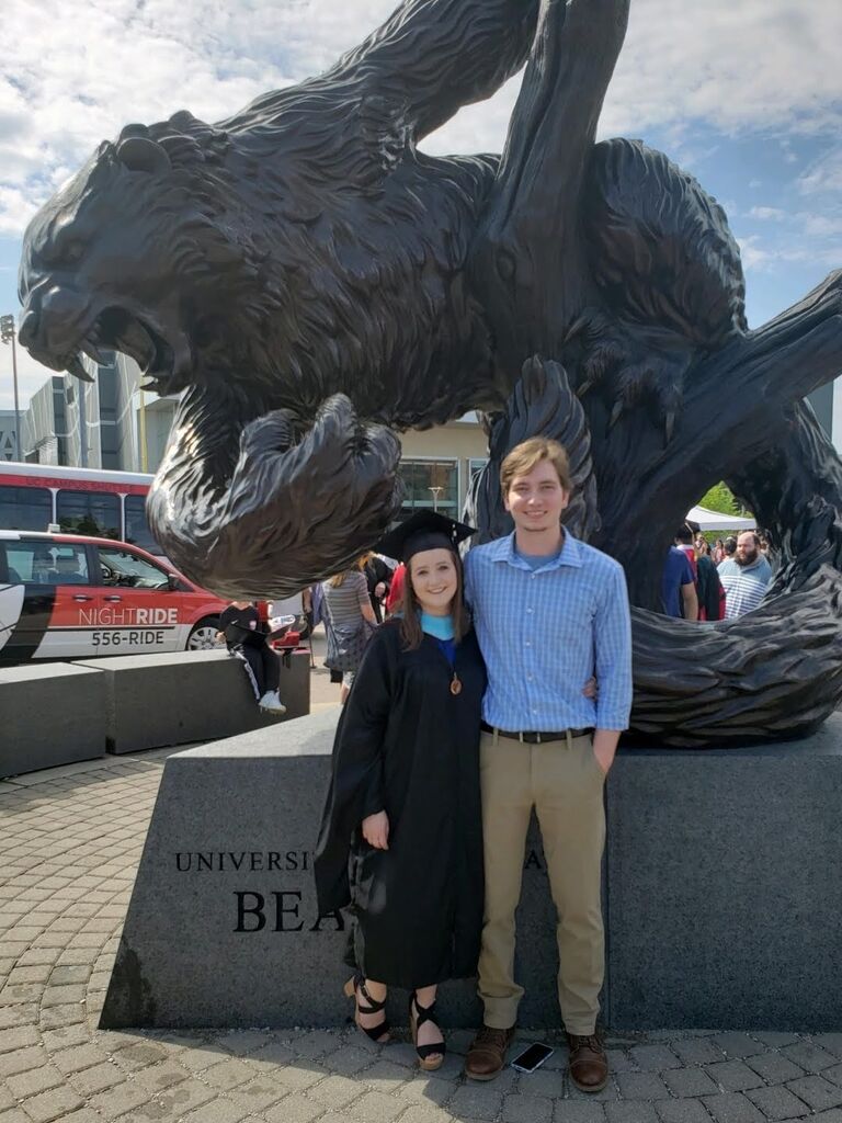 Danielle graduates with her Masters from University of Cincinnati. 
