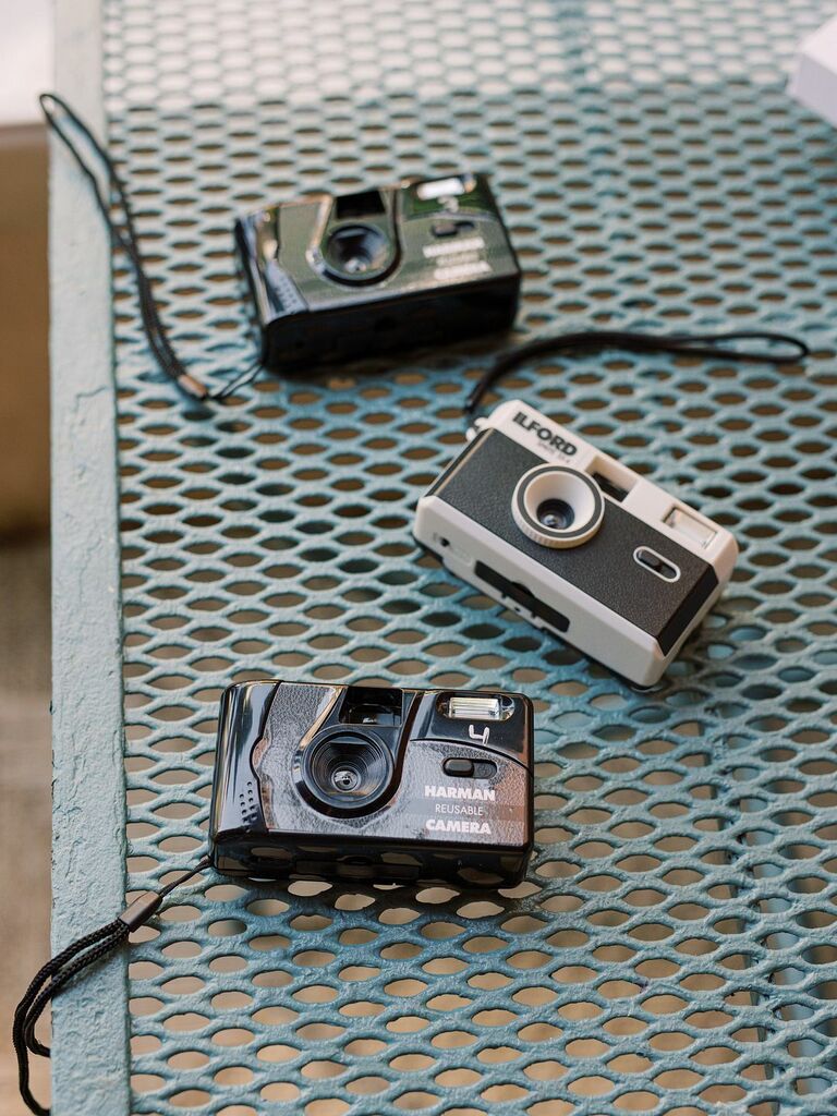 Point and shoot camera idea for wedding reception. 