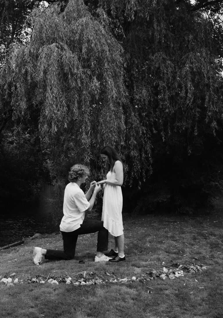 Joel proposes!