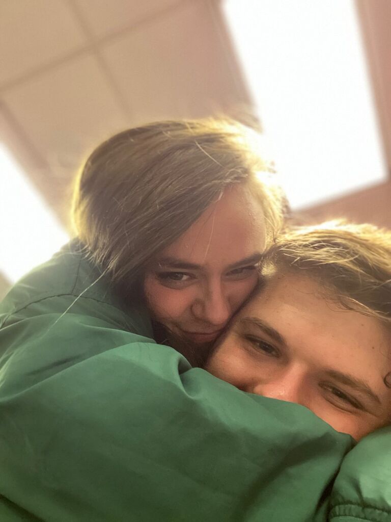 Three days after Michael asked Marisol to be his girlfriend. This is their first picture together as a couple, where all the sparks and love began... In Daniels Hall at The University of Cincinnati.