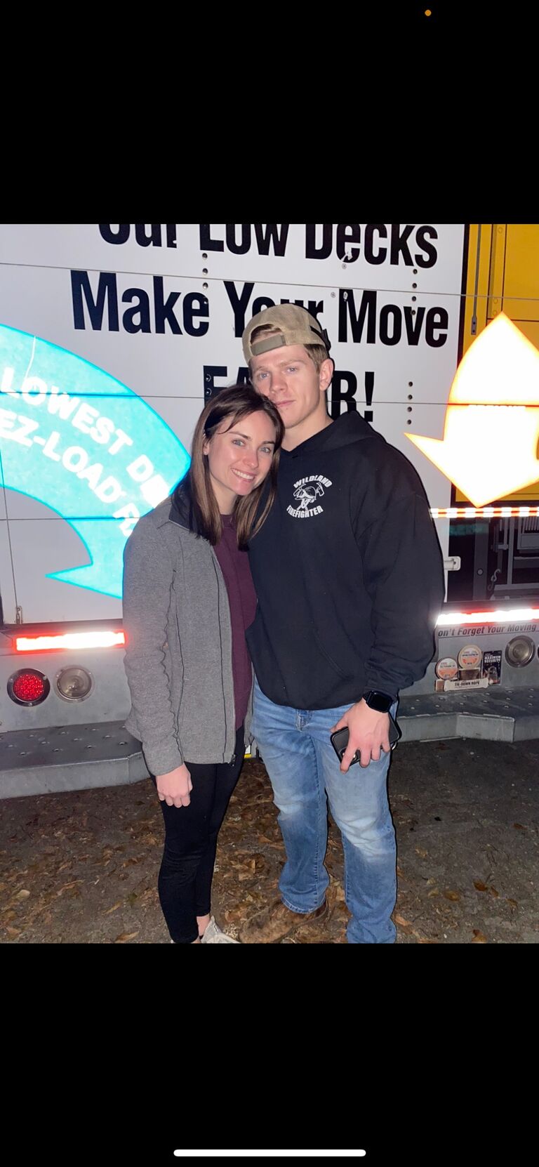 Moving Caleb into his house. I bought a house two months after this. Caleb is currently renovating his house for us to live in after we're married.