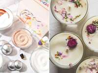 DIY bath bomb and candle making kits to make the perfect anniversary gift