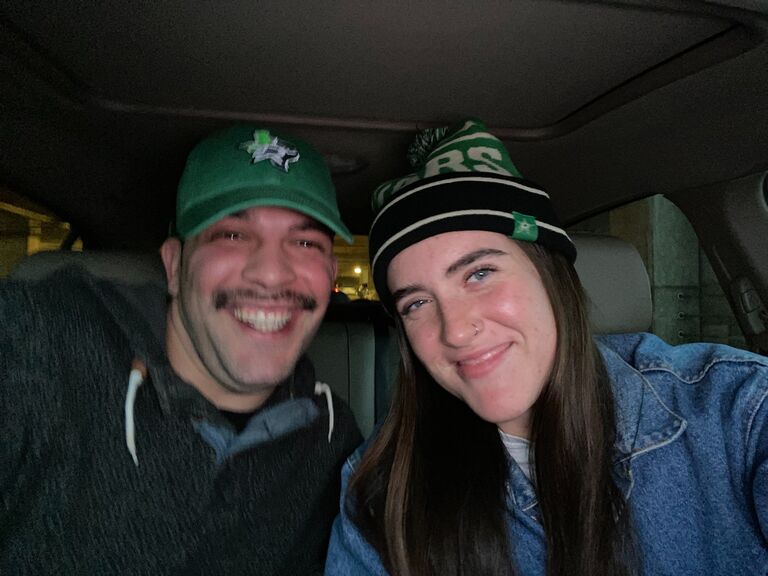 1st Stars game for Damian's 24th birthday!