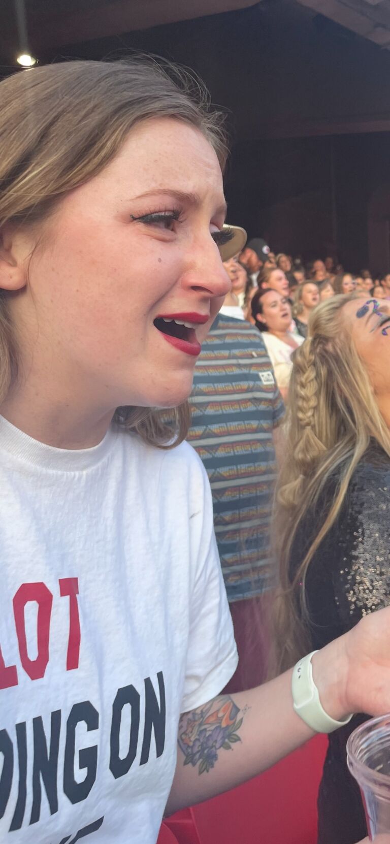 Emily saw Taylor Swift in concert. This is unrelated to our relationship but feels important to add. If you're lucky, Emily will cry as much at the wedding as she did at this concert.