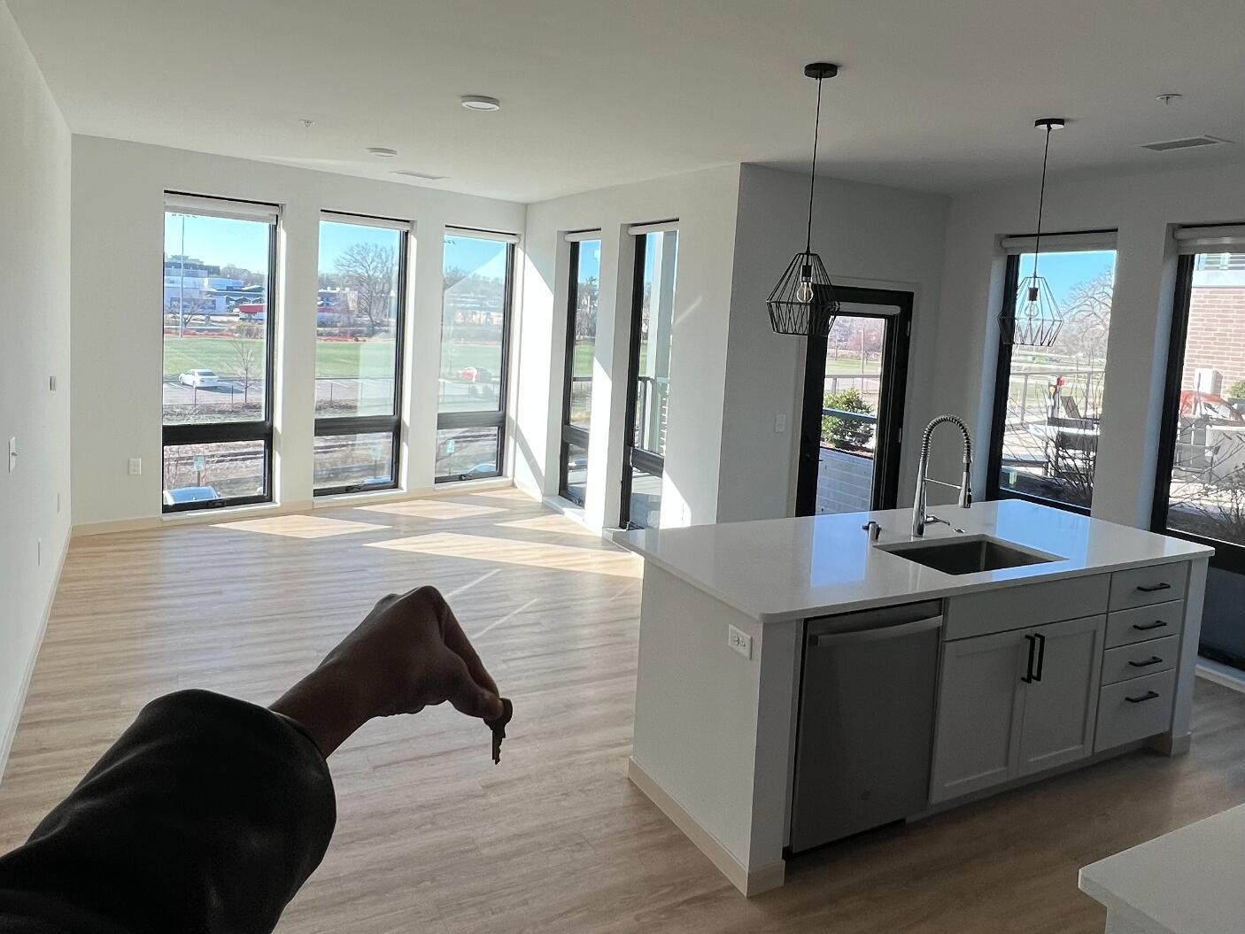 Got the keys to our first apartment together!
