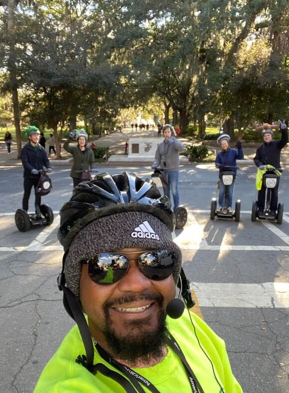 Redeemed NYE by going on a Segway tour in Savannah, GA with Claryce's family.  