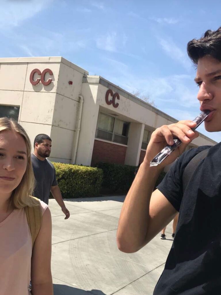 Nektarios and Skyler started college at BC together!